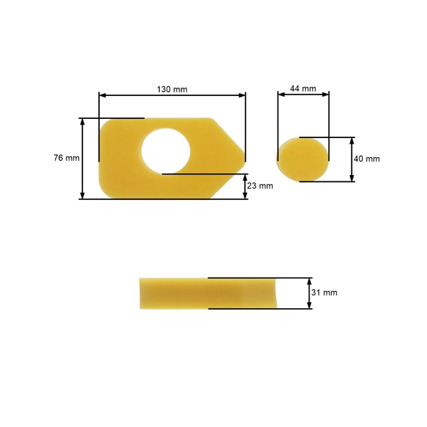 Filtr powietrza do silników Briggs & Stratton Q45 Classic Sprint Quattro 40 o mocy 3,5 PS - 4,5 PS (OEM 698369 4216 5088 5099 5086K 5088H)