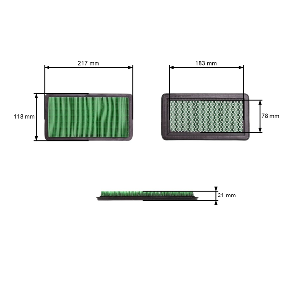 Filtr powietrza do silników Honda GCV510 GCV520 GCV530 (OEM 17210ZOA003)