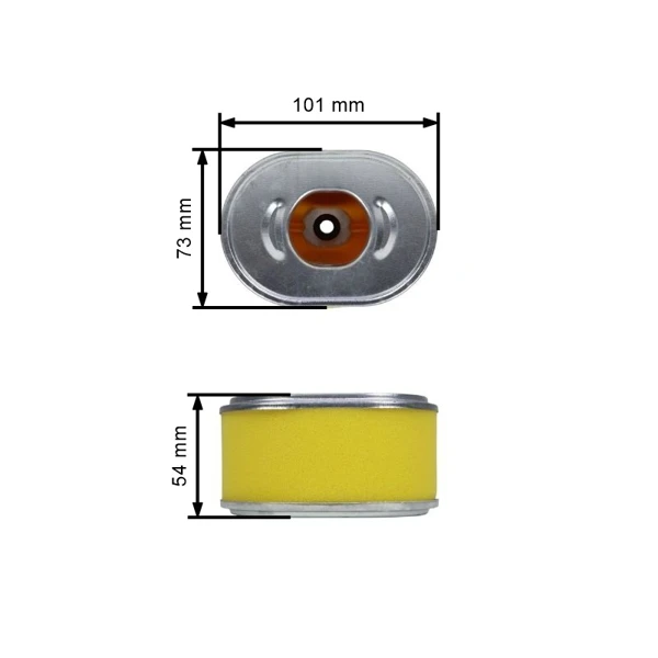 Filtr powietrza do silników Honda GX110 GX120 (OEM 17210ZE0821)