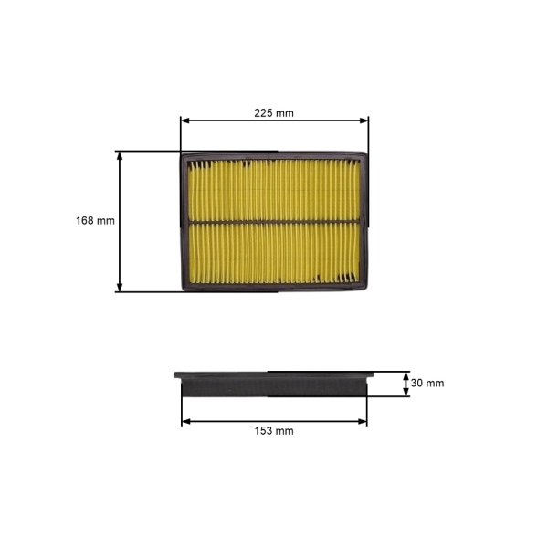 Filtr powietrza do silników Honda GXV610 GXV620 (OEM 17210ZJ1841)