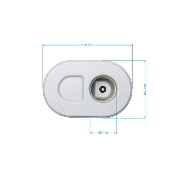 Filtr powietrza do silników MTD 170 mm x 109 mm 60 mm (OEM 737-05145)