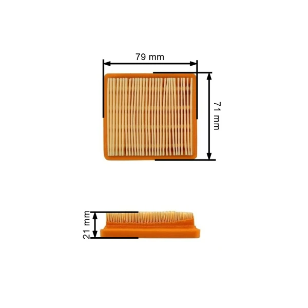 Filtr powietrza do Stihl FS 89 FS91 FS111 FS131 FS311 FR131T HT102 HT103 HT132 HT133 KM91R KM111R KM131 KM131R BT131 FC91 FC96 FC111 (OEM 41801410300)