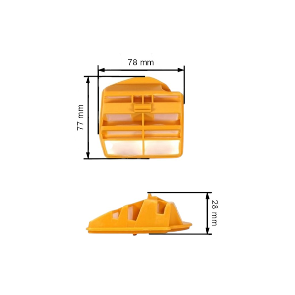 Filtr powietrza nylonowy do pił łańcuchowych Husqvarna 445 450 450 Rancher Jonsered CS2245 CS2245 II CS2250 CS2250 S II McCulloch CS450 (OEM 544080802)