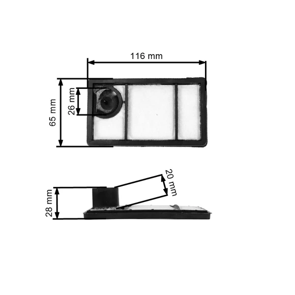 Filtr wstępny do wyrzynarek Stihl TS400 (42231401800)