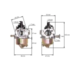 Gaźnik do chińskich kosiarek silnikowych i kosiarek z marketów hobbystycznych NAC NGP Loncin