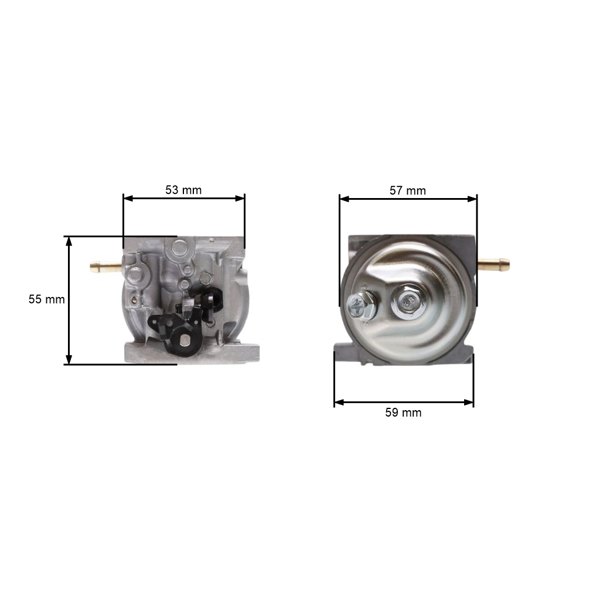 Gaźnik do chińskich kosiarek silnikowych i kosiarek z marketów hobbystycznych NAC NGP Loncin