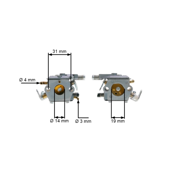 Gaźnik do chińskich pił łańcuchowych i pił z marketów hobbystycznych 25cc