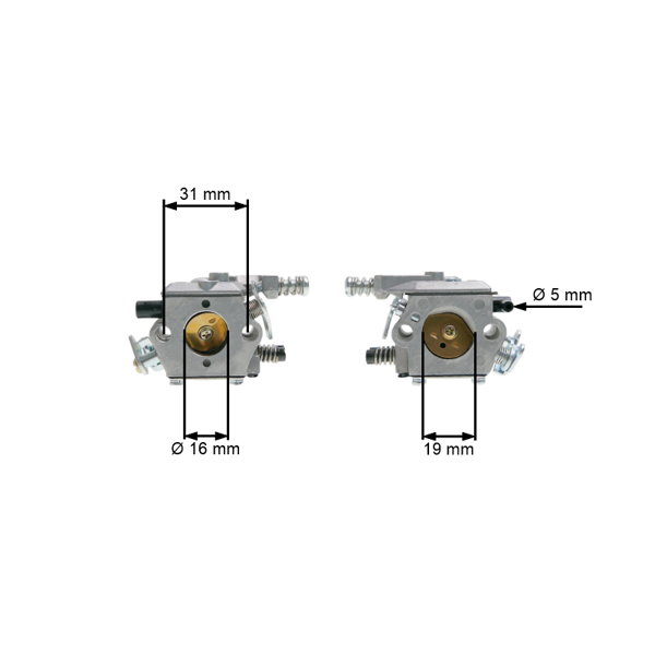 Gaźnik do chińskich pił łańcuchowych i pił z marketów hobbystycznych z silnikiem 38cc