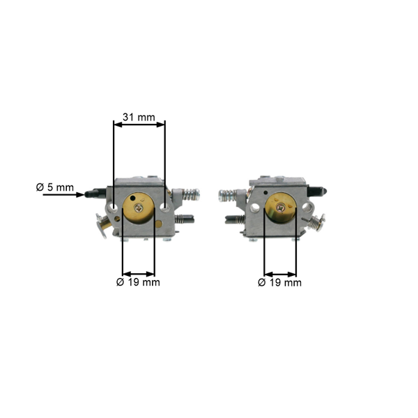 Gaźnik do chińskich pił łańcuchowych i pił z marketów hobbystycznych z silnikiem 62cc