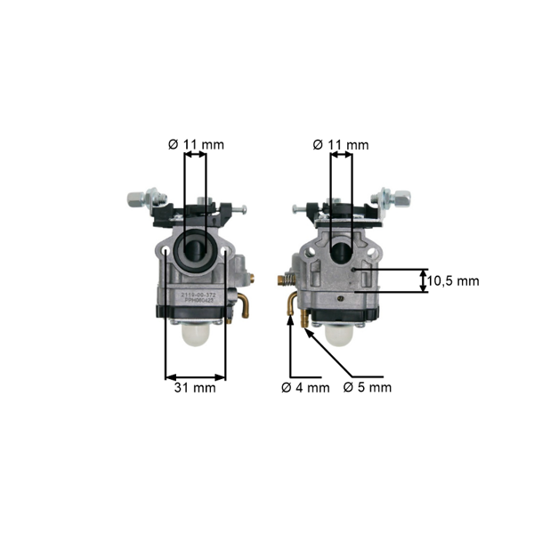 Gaźnik do kos spalinowych chińskich i kos spalinowych z marketów hobbystycznych o pojemności silnika 26cc 32cc