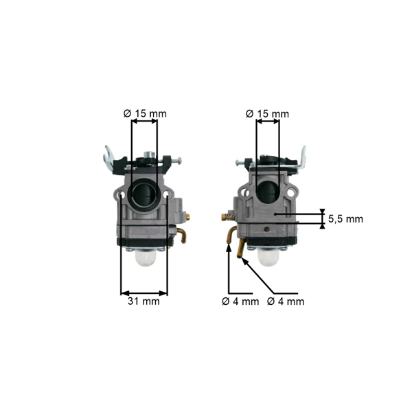 Gaźnik do kosy spalinowej Echo PB-755H PB-755SH PB-755T PB-755ST Shindaiwa EB633RT Red Max EB6200 AL-KO Alko Hecht chińskie marki (OEM A021000811)