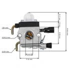 Gaźnik do kosy Stihl FS FS38 FS45 FS46 FS55 FS74 FS75 FS76 FS80 FS85 (OEM 41371200600)