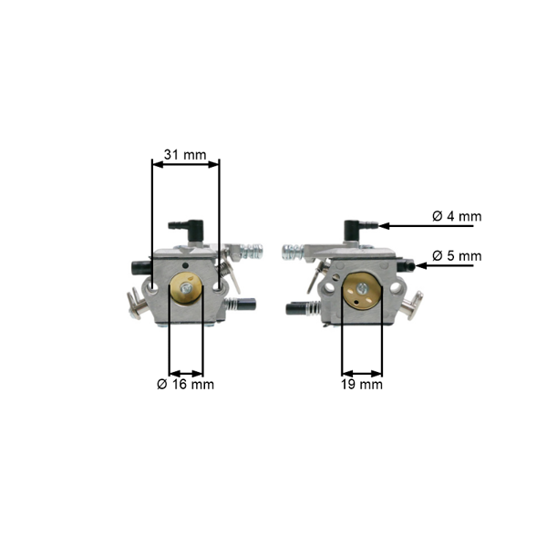 Gaźnik do pił chińskich i pił z rynku hobbystycznego o pojemności silnika 45 cm3 52 cm3 58 cm3