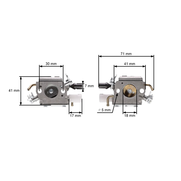 Gaźnik do pił łańcuchowych Husqvarna 340 345 346XP 350 351 Jonsered 2141 2145 2149 2150 CS2141 CS2145 CS2150 (OEM 503281812)