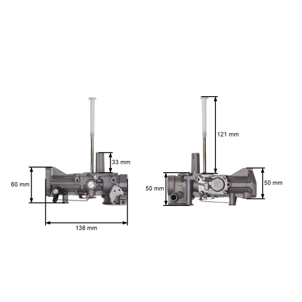 Gaźnik do silników Briggs & Stratton 5,0 PS (OEM 498298 692784 495951 495426 490533)