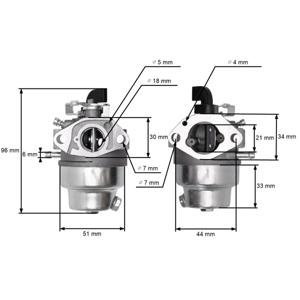 Gaźnik do silników Honda GCV135 GC135 GCV160 GCV160A GCV160LA GCV160LAO GCV160LE HRB216 HRT216 (OEM 16100-Z0L-023)