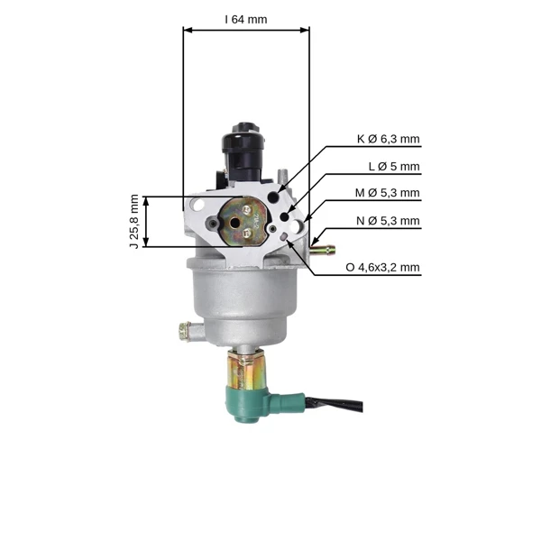 Gaźnik do silników Honda GX240 GX270 o mocy 8.0 PS - 9.0 PS (OEM 16100-Z5R-743 16100-Z5L-F11)