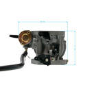Gaźnik do silników Honda GX240 GX270 o mocy 8.0 PS - 9.0 PS (OEM 16100ZE2W71 1616100ZH9 16100-ZE2-W71 16100-ZH9-W21 1616100-ZH9-820)