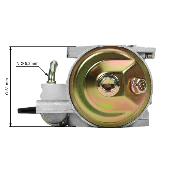 Gaźnik do silników Honda GX240 GX270 Zongshen 177F (OEM 16100-ZE2-W71 16100-ZH9-W21 16100-ZH9-820)