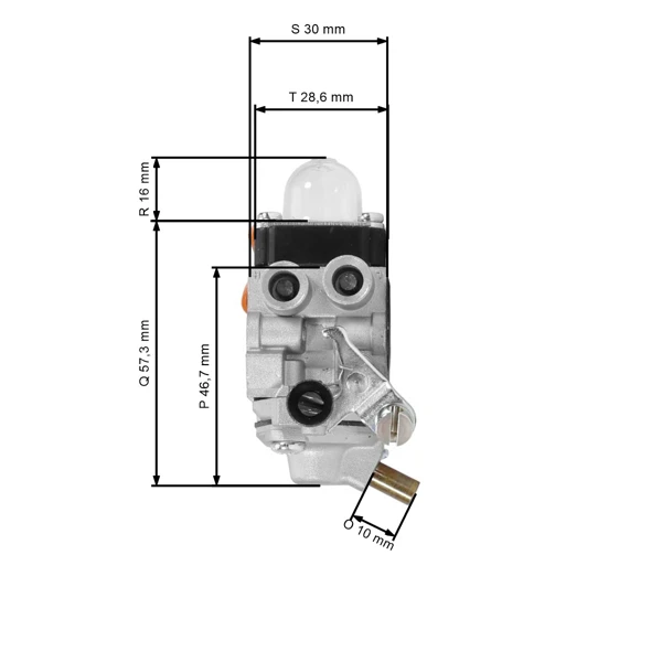 Gaźnik do Stihl FS87 FS87R FS100 FS100R FS100RX FS110 FS110R FS110X FS110RX FS90 FS90R KM100R KM110R HT100 HT101 (OEM 41801200611)