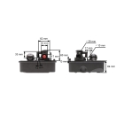 Gaźnik ze zbiornikiem paliwa do silników Briggs & Stratton Sprint Classic o mocy 3,5 PS - 3,75 - PS 4,5 PS (OEM 498809A 494406 499809 498809)