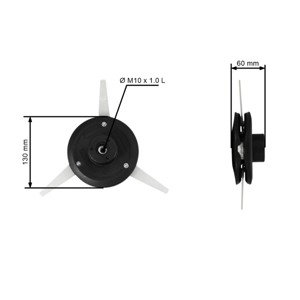 Głowica sznurkowa PolyCut 20-3 M10 x 1,0 L do Stihl FS75 FS80 FS81 FS83 FS85 FS86 FS87 FS88 FS90 FS91 FS100 FS106 FS108 FS11 FS120 FS130 FS131 FS200 (40027102189)