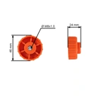 Głowica trimera do gwintu Homelite Ryobi MTD M6x1,0 M8x1,25 M8x1,0 (OEM DA03001 DA03001A UP06761)