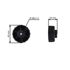 Głowica trimera do gwintu Homelite Ryobi MTD M6x1,0 M8x1,25 M8x1,0 (OEM DA03001 DA03001A UP06761)