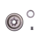 HS PARTS bęben sprzęgła 1/4" 9 zębów do pilarek Stihl 017 018 019T MS170 MS171 MS180 MS190 MS191T MS181 MS190 MS191 MS210 MS230 MS231 MS241 MS251 (OEM 11236402007)