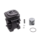 HS PARTS Cylinder kompletny z tłokiem do pił łańcuchowych Husqvarna 120 Mark II 230 235 235E 236 240 240E Jonsered CS2234 CS2238 McCulloch CS340 CS380 39 mm (OEM 545050418)