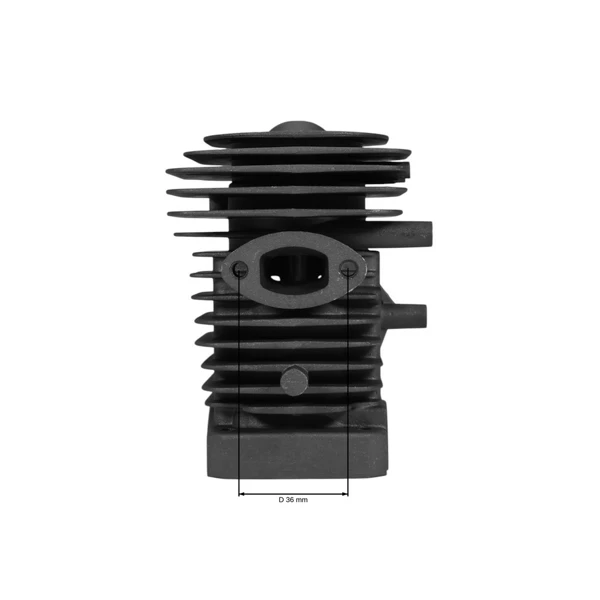 HS PARTS Cylinder kompletny z tłokiem do pił łańcuchowych Husqvarna 120 Mark II 230 235 235E 236 240 240E Jonsered CS2234 CS2238 McCulloch CS340 CS380 39 mm (OEM 545050418)