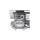 HS PARTS Cylinder kompletny z tłokiem do pił łańcuchowych Husqvarna 346XP 350 351 353 Jonsered 2150 CS2150 CS2147 CS2152 45 mm (OEM 537253102)