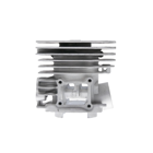 HS PARTS Cylinder kompletny z tłokiem do pił łańcuchowych Husqvarna 346XP 350 351 353 Jonsered 2150 CS2150 CS2147 CS2152 45 mm (OEM 537253102)