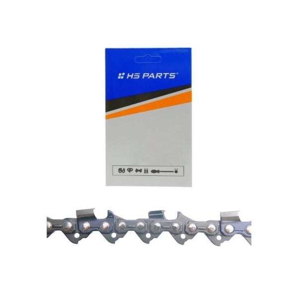 HS PARTS łańcuch tnący 3/8" .050" (1,3 mm) 56 ogniw z kwadratowym zębem do Husqvarna 246 254 262 345 357 455 460 555 560 Jonsered 2054 CS2260 Dolmar 111 112 115 PS540 Solo 613 614 650 Oleomac 162 956 962