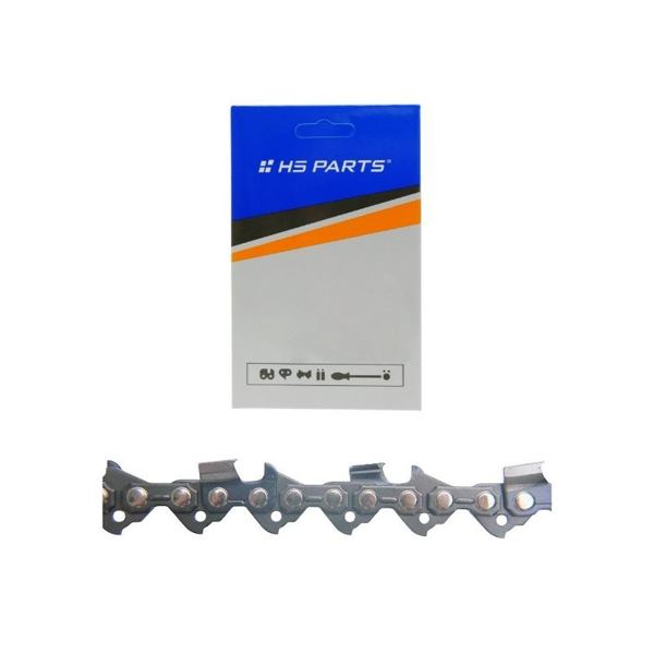 HS PARTS łańcuch tnący 3/8" .050" (1,3 mm) 56 ogniw z kwadratowym zębem do Husqvarna 246 254 262 345 357 455 460 555 560 Jonsered 2054 CS2260 Dolmar 111 112 115 PS540 Solo 613 614 650 Oleomac 162 956 962
