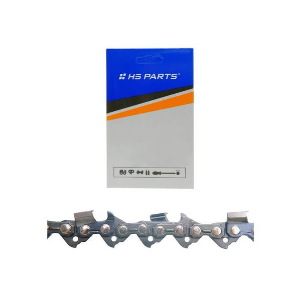HS PARTS łańcuch tnący 3/8" .050" (1,3 mm) 68 ogniw z kwadratowym zębem do Husqvarna 246 254 262 345 357 455 460 555 560 Jonsered 2054 CS2260 Dolmar 111 112 115 PS540 Solo 613 614 650 Oleomac 162 956 962