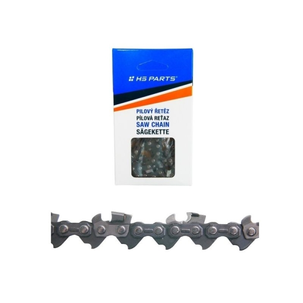 HS PARTS Łańcuch tnący szablastej .325" .058" (1,5 mm) 72 ogniwa Okrągły ząb do deskowania i deskowania Pasuje do Husqvarna 36 40 42 45 51 55 240 242 254 257 262 338XPT 340 345 346 351 353 359 435 445 450 455 460