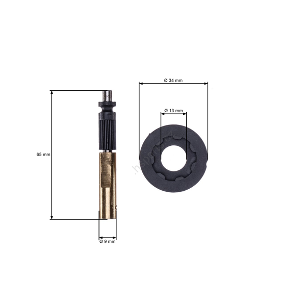HS PARTS Pompa olejowa do smarowania pił łańcuchowych Husqvarna 135 140 140E 340 435 435 II 440 Jonsered CS2240 CS2240S II McCulloch CS350 CS410 (OEM 544212401 540057901 537154801)