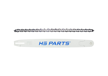 HS PARTS Profesjonalna prowadnica 24" (60 cm) 3/8" .058" (1,5 mm) + Łańcuch tnący 84 ogniwa pełne dłuto do Husqvarna 61 66 266 268 272 365 372XP 380 585 Solo 665 681 Jonsered 2077 2171 Dolmar PS6400 Makita DCS6400