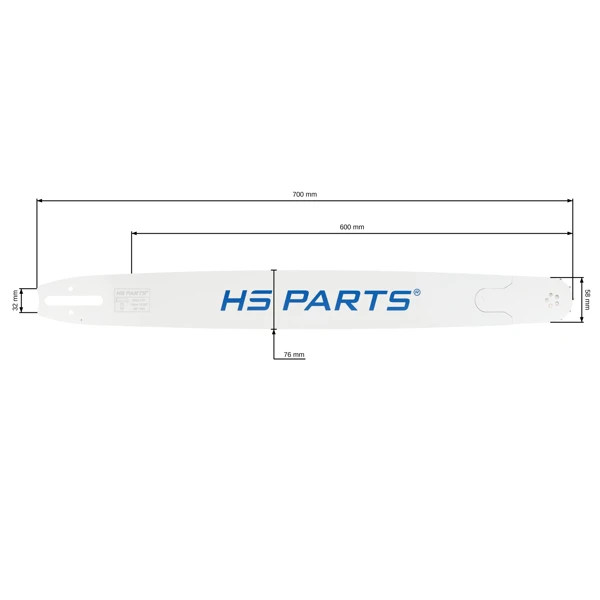 HS PARTS Profesjonalna prowadnica 24" (60 cm) 3/8" (1,6 mm) 84 Linki do Stihl 034 036 039 041 042 044 046 056 066 MS290 MS390 MS340 MS360 MS361 MS362 MS380 MS381 MS440 MS460 MS441 MS640 MS650 MS660 MS500i