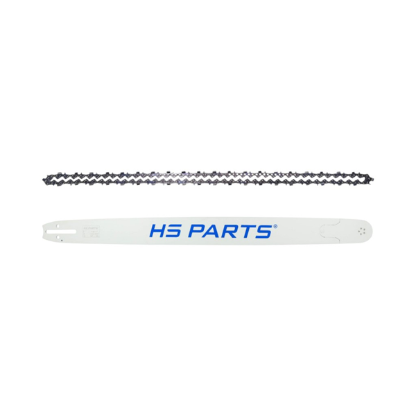 HS PARTS Profesjonalna prowadnica 30" (75 cm) 3/8" .058" (1,5 mm) + Łańcuch tnący 102 ogniwa pełne dłuto do Husqvarna 61 66 266 268 272 365 372XP 380 585 Solo 665 681 Jonsered 2077 2171 Dolmar PS6400 Makita DCS6400