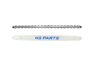 HS PARTS Profesjonalna prowadnica 36" (90 cm) 3/8" .063" (1,6 mm) + Łańcuch tnący 115 ogniwa pełne dłuto do Husqvarna 61 66 266 268 272 365 372XP 380 585 Solo 665 681 Jonsered 2077 2171 Dolmar PS6400 Makita DCS6400
