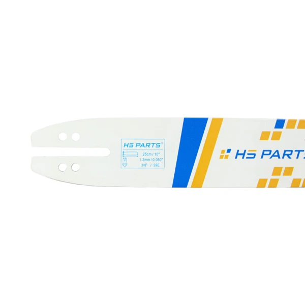 HS PARTS prowadnica 10" (25 cm) 3/8" .050" (1,3 mm) + Łańcuch tnący 39 ogniwa pełne dłuto do Alpina 330 380 432 Bosch BES1300B KS400S KS40S KSE1300B Ryobi 35B CS36C CSE3330 McCulloch 10E 14E Makita DCS330S