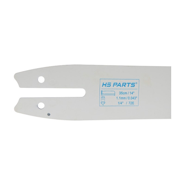 HS PARTS prowadnica 14" (35 cm) 1/4" .043" (1.1 mm) dla Stihl 017 018 MS170 MS180 MS MS150 MS150T MS151T MS193T MS194T MSA60 MSA70 MSA120 MSA160 MSA200 HT100 HT101 HT130 HT131 HT56 HTE60