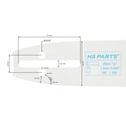 HS PARTS Prowadnica 14" (35 cm) 3/8" .050" (1,3 mm) do Husqvarna 120 135 140 240 334T 335XPT 338XPT T540XP Jonsered 2035 2036 CS2135 CS2139T Solo 614 630 633 635 637 McCulloch MS1636