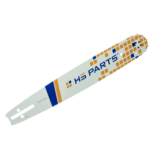 HS PARTS Prowadnica 15" (38 cm) 3/8" .050" (1,3 mm) do Husqvarna 246 254 262 345 357 455 460 555 560 Jonsered 2054 CS2260 Dolmar 111 112 115 PS540 Solo 613 614 650 Oleomac 162 956 962