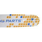 HS PARTS Prowadnica 15" (38 cm) 3/8" .058" (1,5 mm) do Husqvarna 246 254 262 345 357 359 455 460 555 560 Jonsered 2054 CS2260 Dolmar 111 112 115 PS540 Solo 613 614 650 Oleomac 162 956 962