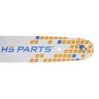 HS PARTS Prowadnica 15" (38 cm) .325" .050" (1,3 mm) do Husqvarna 36 45 55 136 154 254 257 262 345 346 357 435 445 460 Jonsered 2054 2152 2155 CS2149W Dolmar 109 111 112 116 Oleomac 938 946 947 952