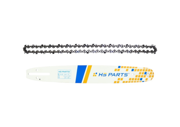 HS PARTS prowadnica 15" (38 cm) .325" .058" (1,5 mm) + Łańcuch tnący 64 ogniwa pełne dłuto do Echo CS-4200ES CS-4400 CS-360WES CS-310WES Shindaiwa 446S 488 490 389S 305S Ryobi CSE5145 CSE5650 Zenoah G380AVS