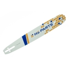 HS PARTS Prowadnica 16" (40 cm) 3/8" .050" (1,3 mm) + 2 x Łańcuch tnący 60 ogniw Ząb kwadratowy do Husqvarna 246 254 262 345 357 455 460 555 560 Jonsered 2054 CS2260 Dolmar 111 112 115 PS540 Solo 613 614 650 Oleomac 162 956 962